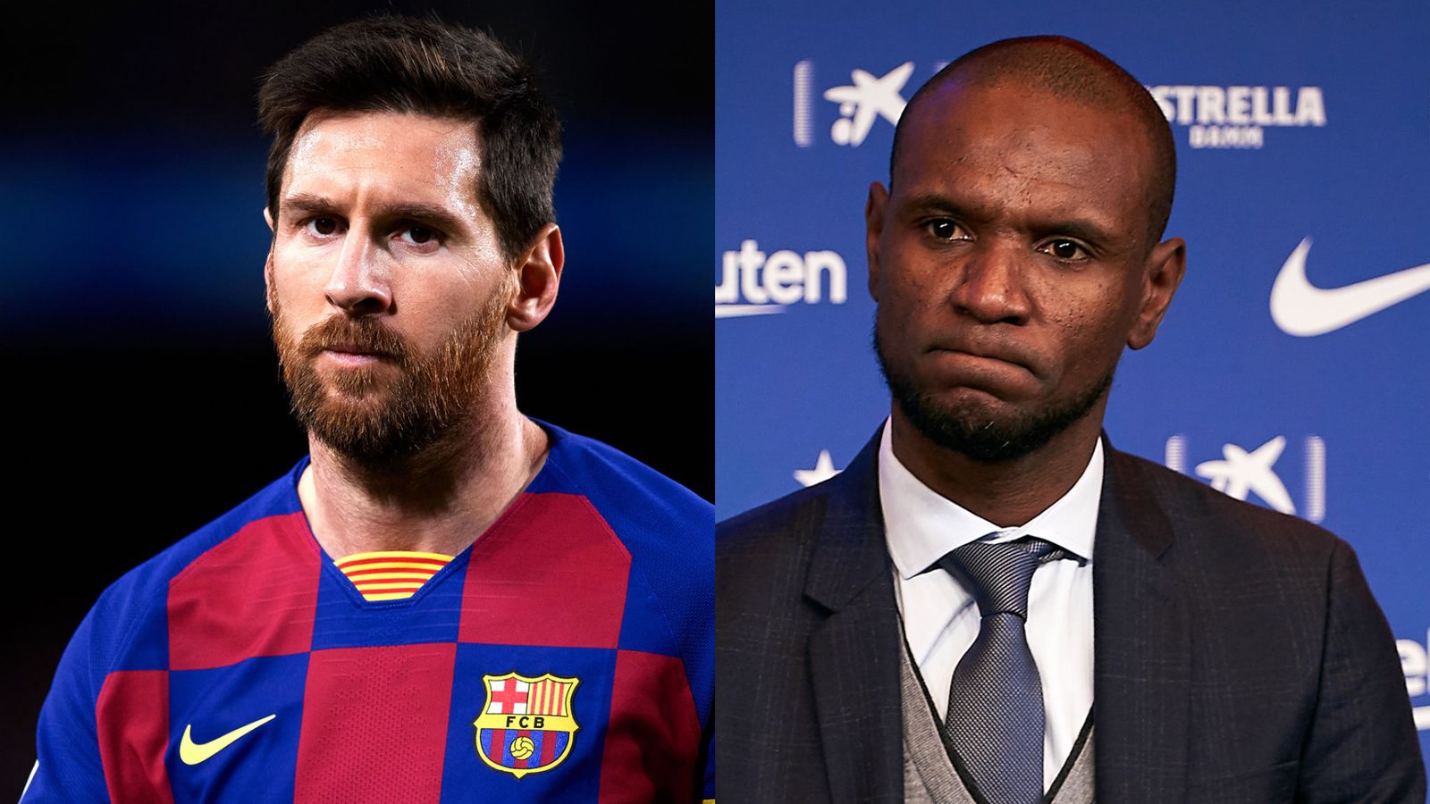 Messi and Abidal
