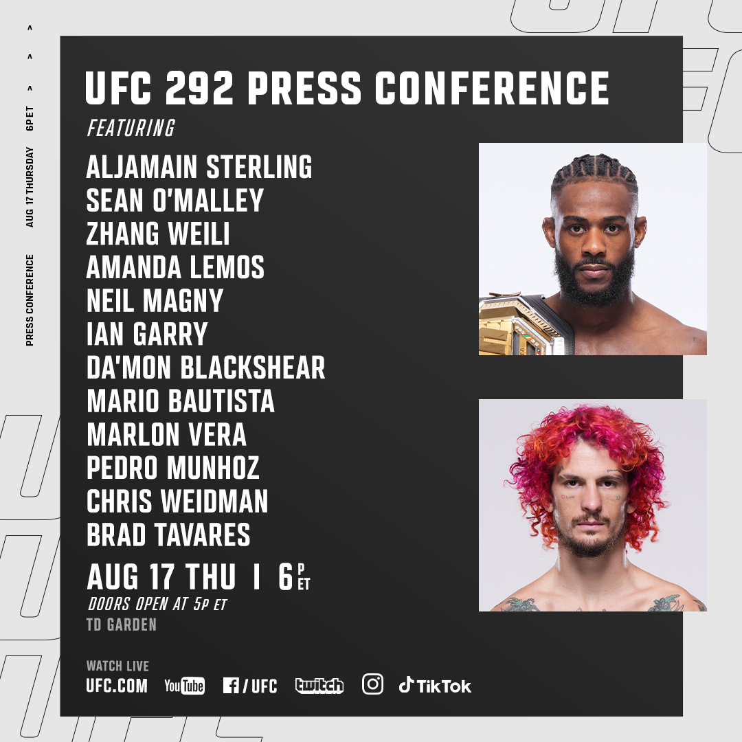 UFC 292 Press-Conference
