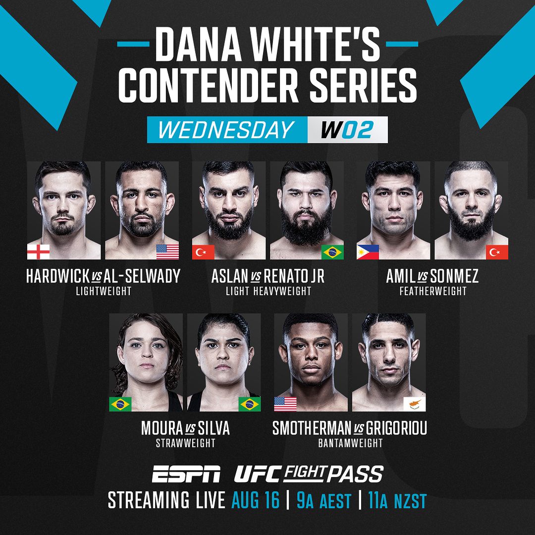 dwcs 2023 week 2 fightcard