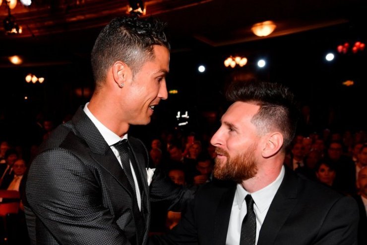 Ronaldu and Messi