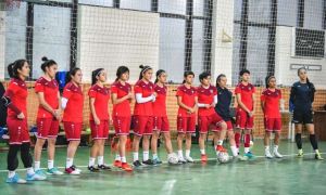 Женская сборная по футзалу проводит УТС в Ташкенте.