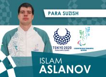 Ислам Асланов Токио-2020 ёзги Паралимпия ўйинларини битта бронза медали билан якунлади