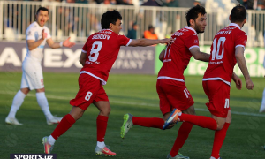 FC Lokomotiv earn their first Uzbek League win beating FC Surkhin in Termez