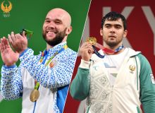 Today, Olympic champions Ruslan Nurudinov and Akbar Juraev will challenge for World Cup gold