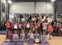 Юные гимнастки Узбекистана успешно выступили в Кыргызстане