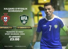 Сборная Узбекистана по футзалу одержала победу над Португалией