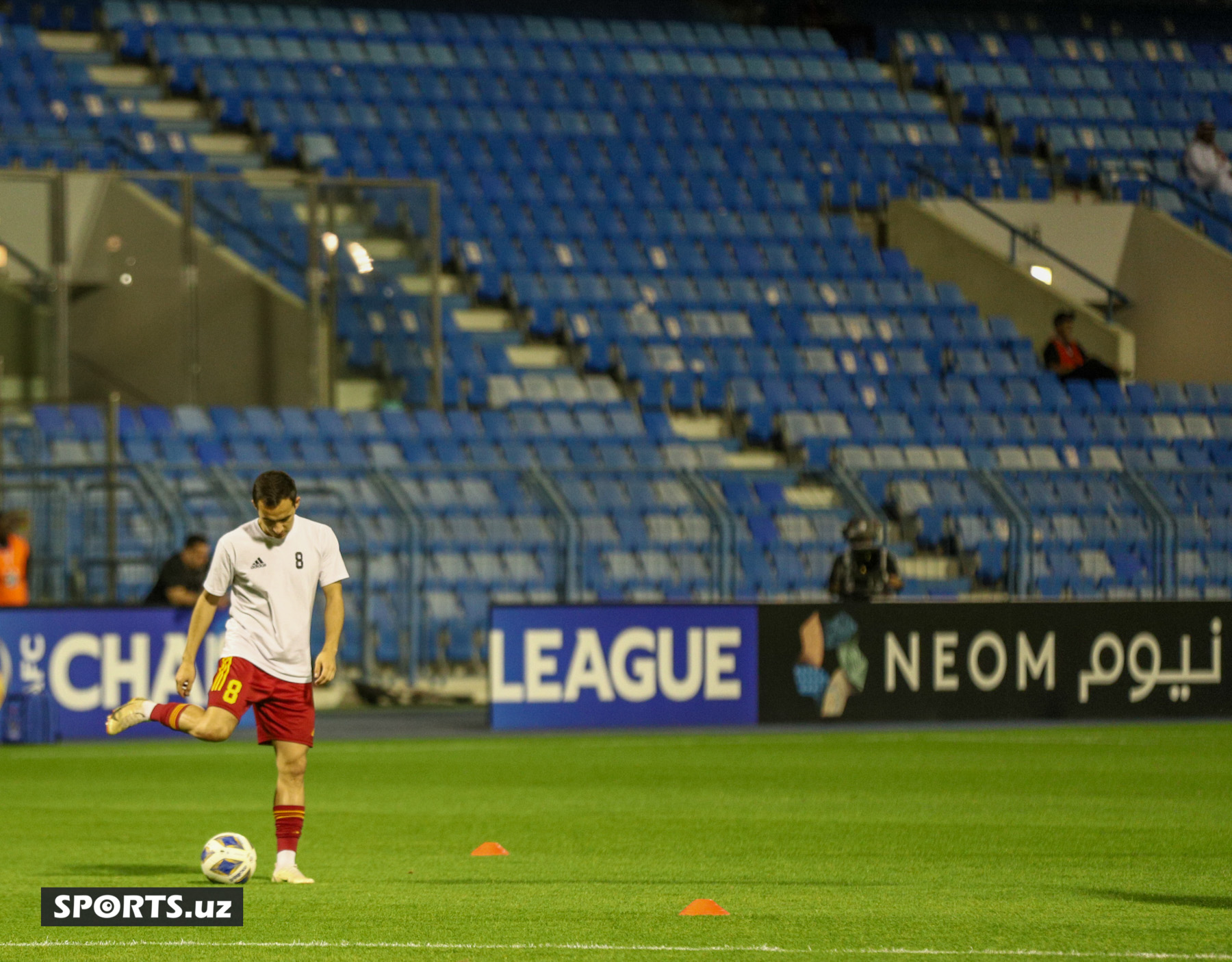 Nasaf pre match training