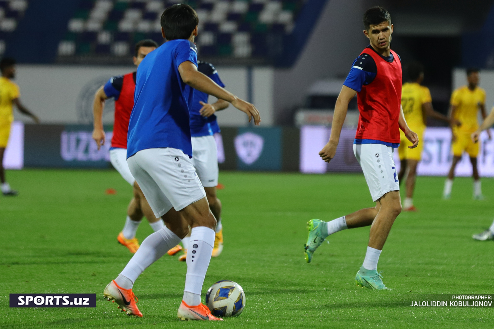 Uzbekistan - Sri Lanka pre-match trenerovka