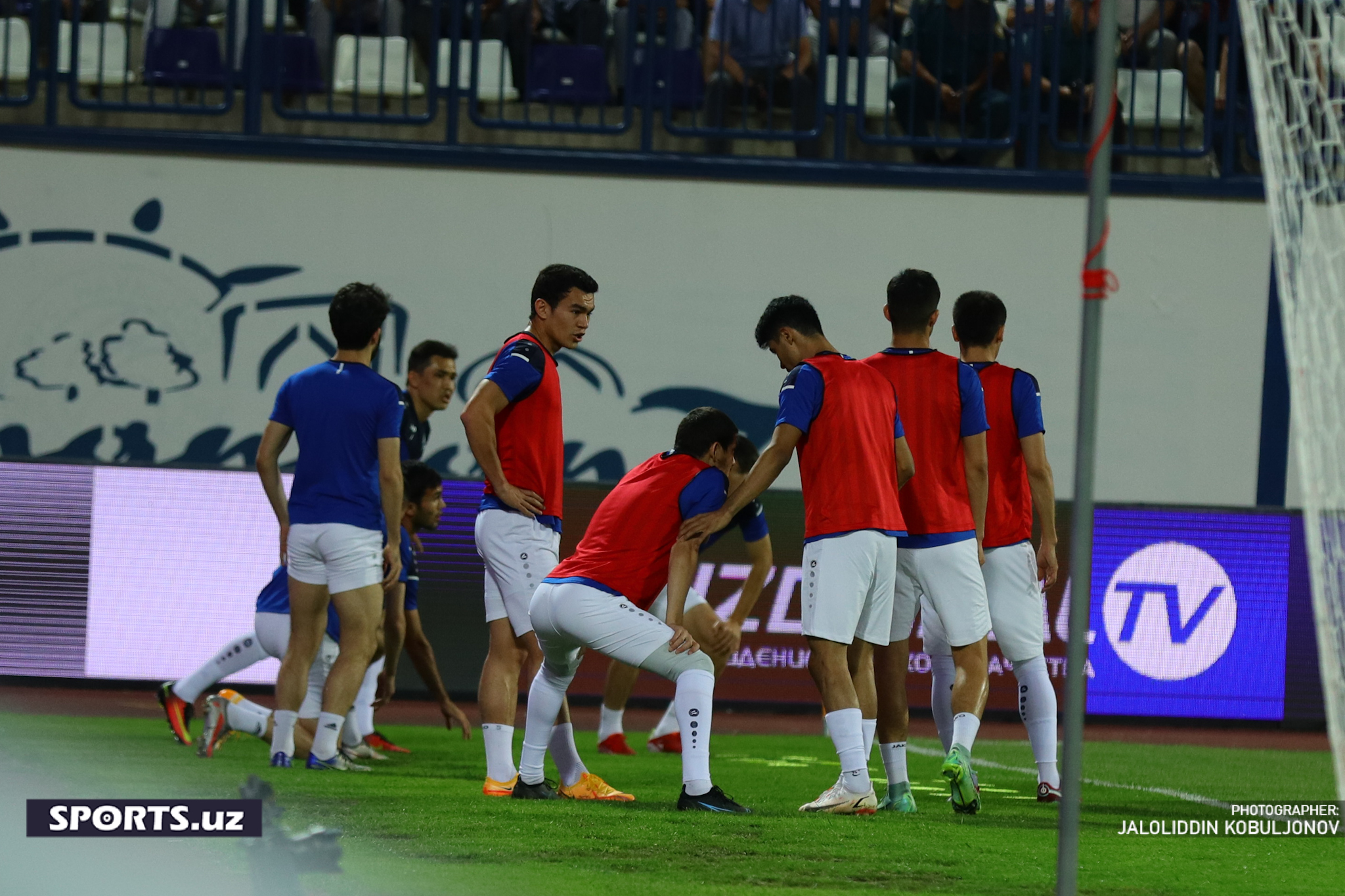 Uzbekistan - Sri Lanka pre-match trenerovka