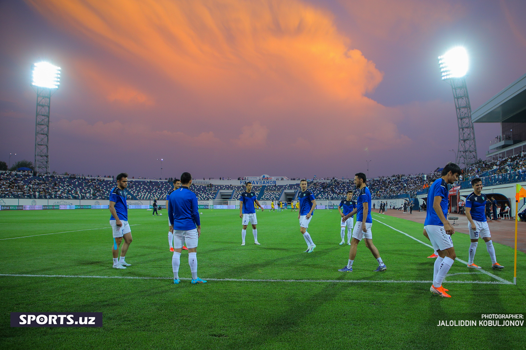 Uzbekistan - Sri Lanka pre-match trenerovka