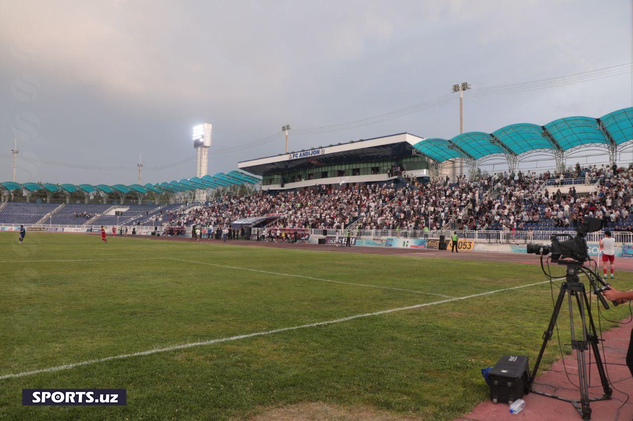 Стадион ФК Андижан. ФК Андижан 2023. Marciano Xorazm FC. UCSWORLD Cup Andijan 16-19 July.