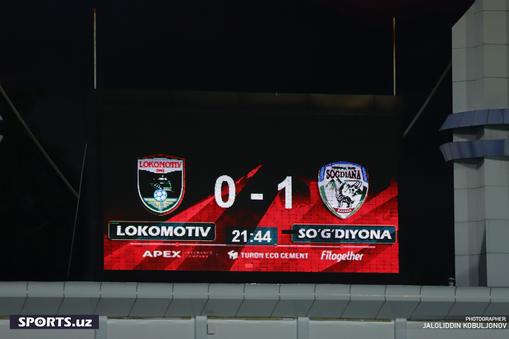 Lokomotiv – So'g'diyona 17/06/2022