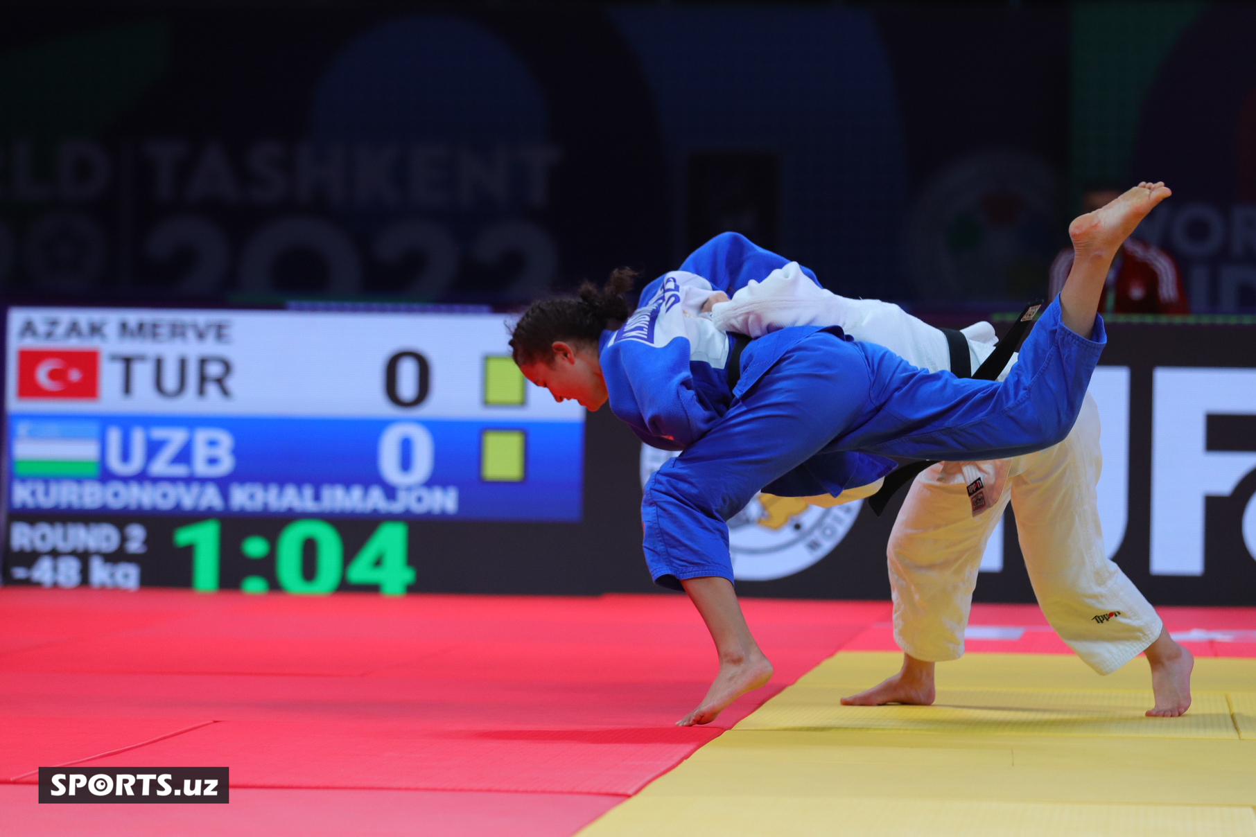Дзюдо. Ҳалимажон Қурбонова 1-кун