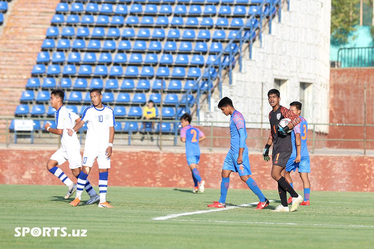 AFC U-16 Qualifiers. Uzbekistan 1-1 India