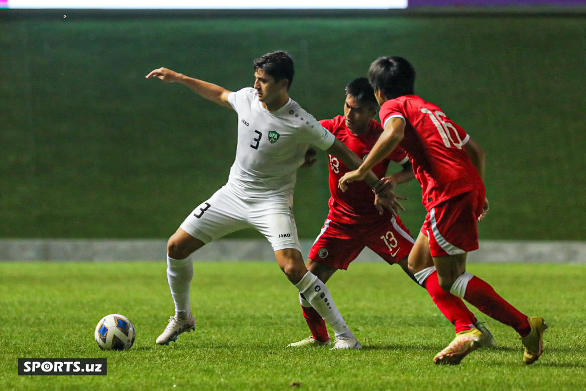 U23 saralash. Uzbekistan - Hong Kong 09.09.2023