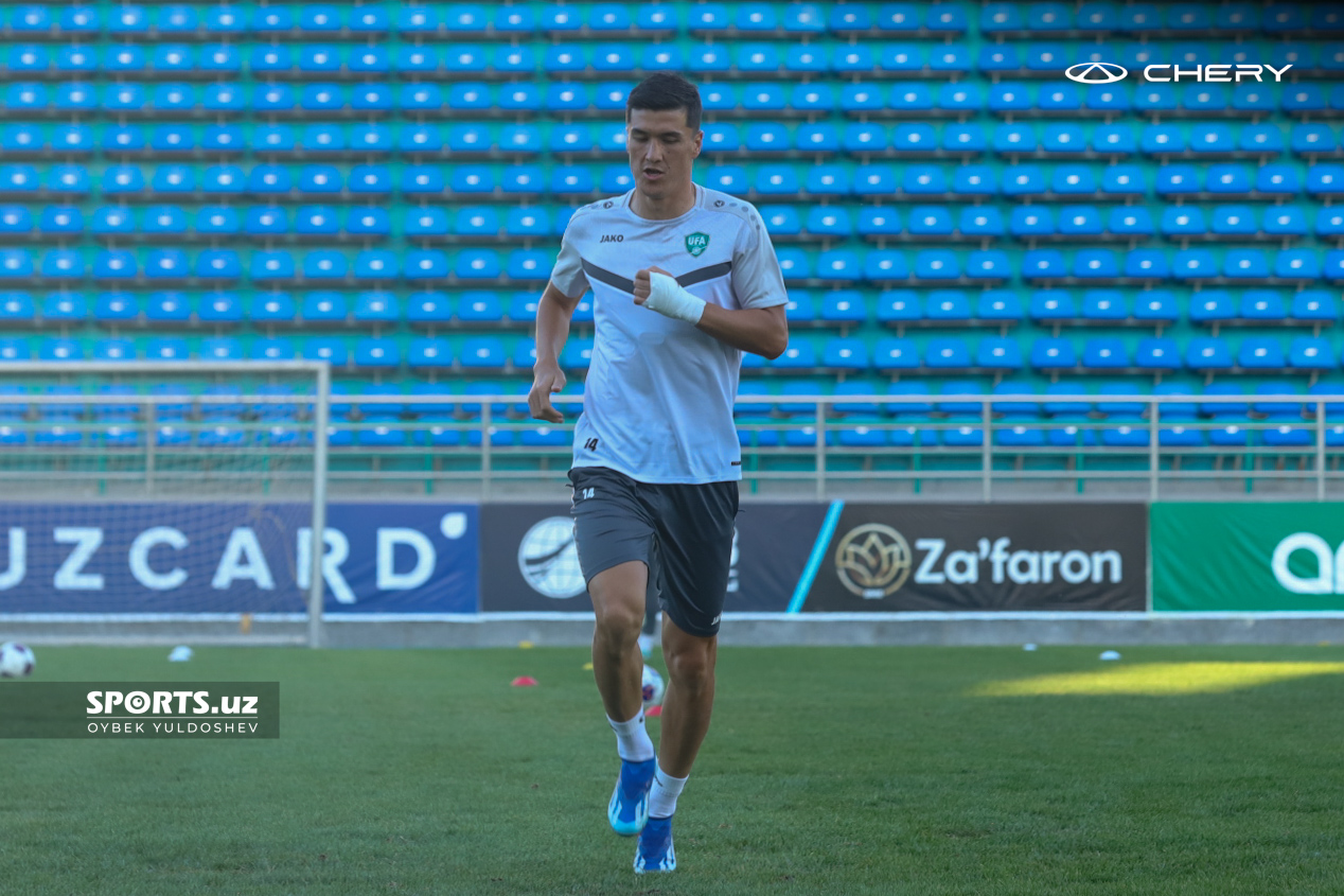 Uzbekistan national team. Trenirovka 03.09.2024