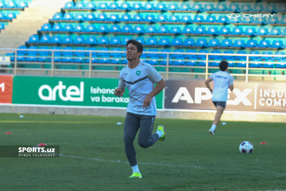 Uzbekistan national team. Trenirovka 03.09.2024