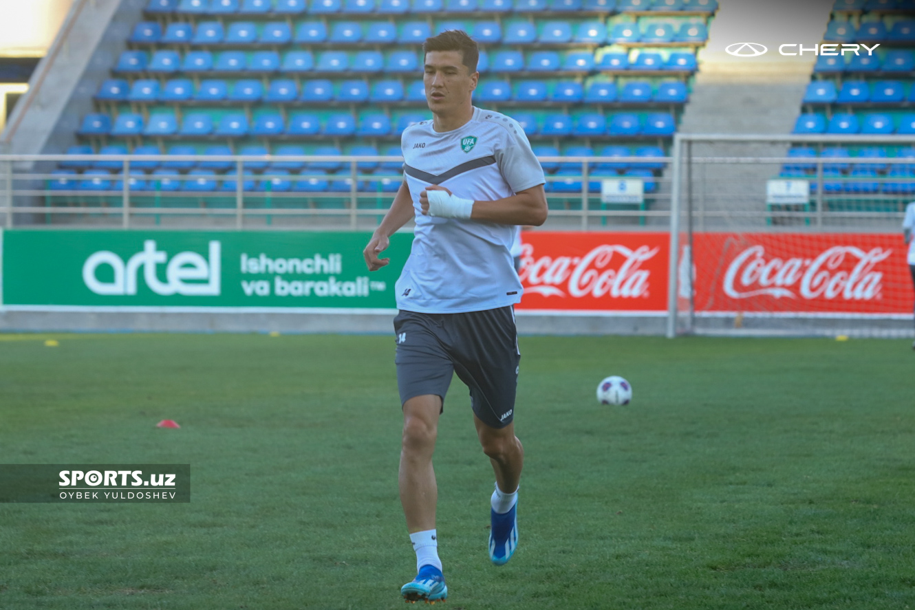 Uzbekistan national team. Trenirovka 03.09.2024