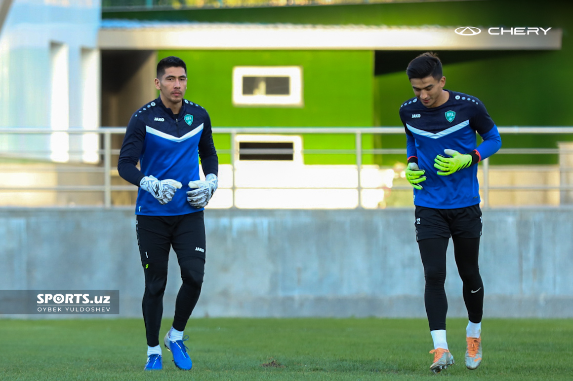 Uzbekistan national team. Trenirovka 07.09.2024