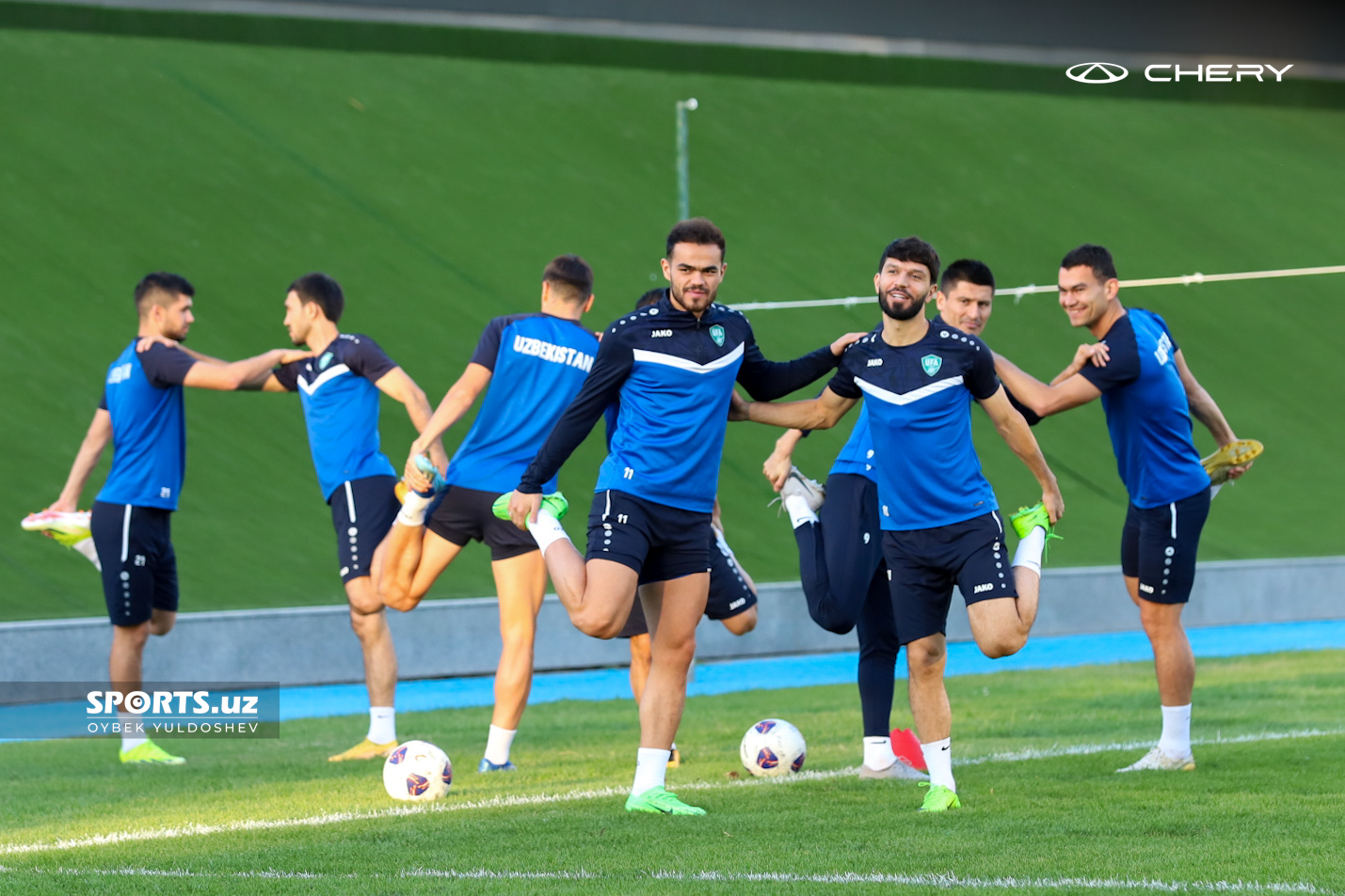 Uzbekistan national team. Trenirovka 07.09.2024