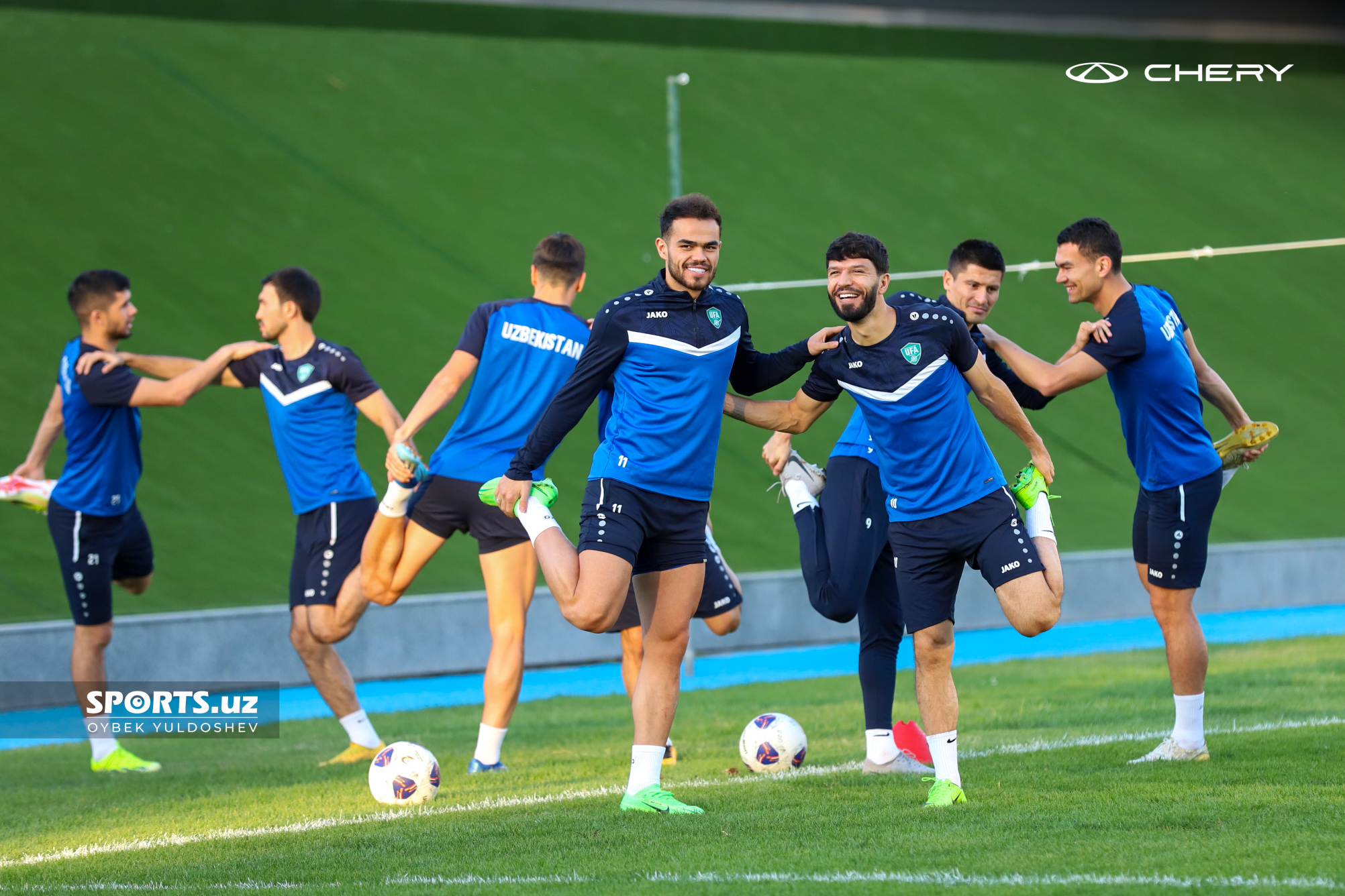 Uzbekistan national team. Trenirovka 07.09.2024