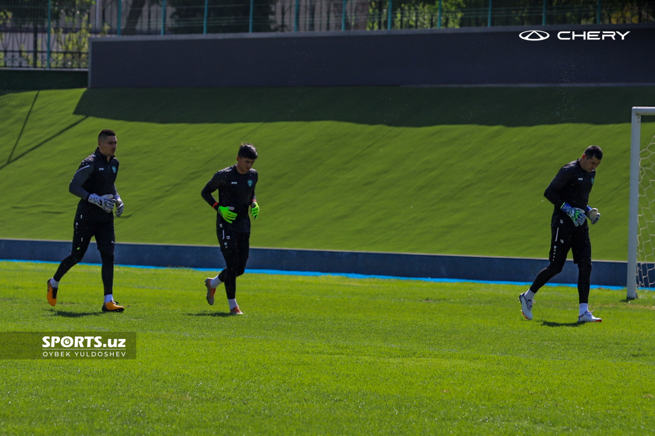 Uzbekistan national team. Last training in JAR 08.09.2024