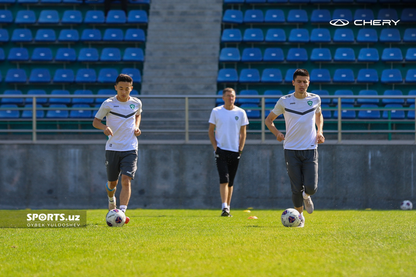 Uzbekistan national team. Last training in JAR 08.09.2024