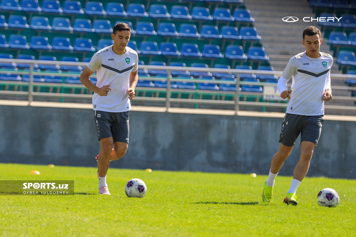 Uzbekistan national team. Last training in JAR 08.09.2024