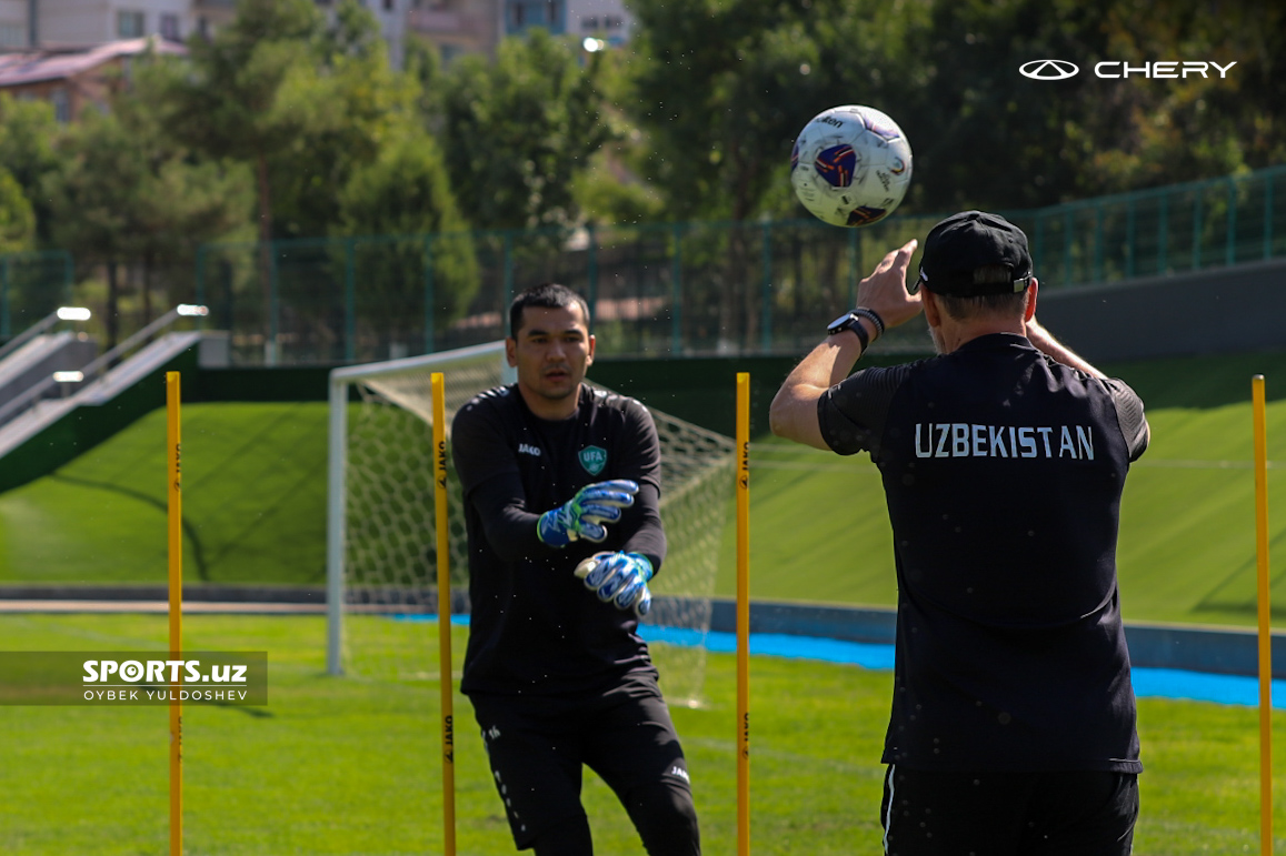 Uzbekistan national team. Last training in JAR 08.09.2024