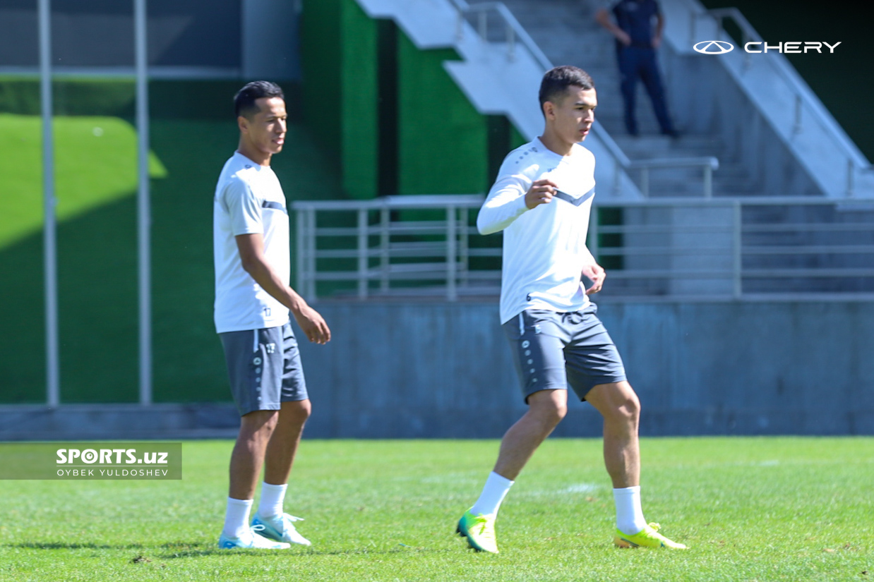 Uzbekistan national team. Last training in JAR 08.09.2024