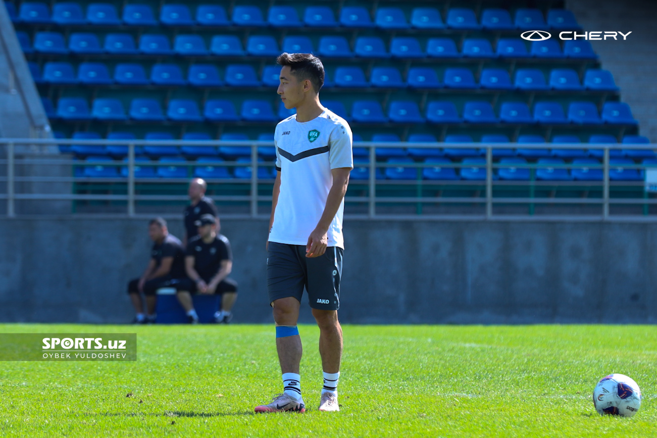 Uzbekistan national team. Last training in JAR 08.09.2024