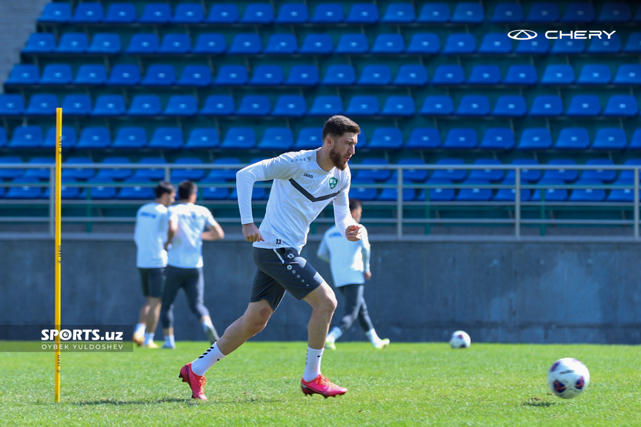 Uzbekistan national team. Last training in JAR 08.09.2024