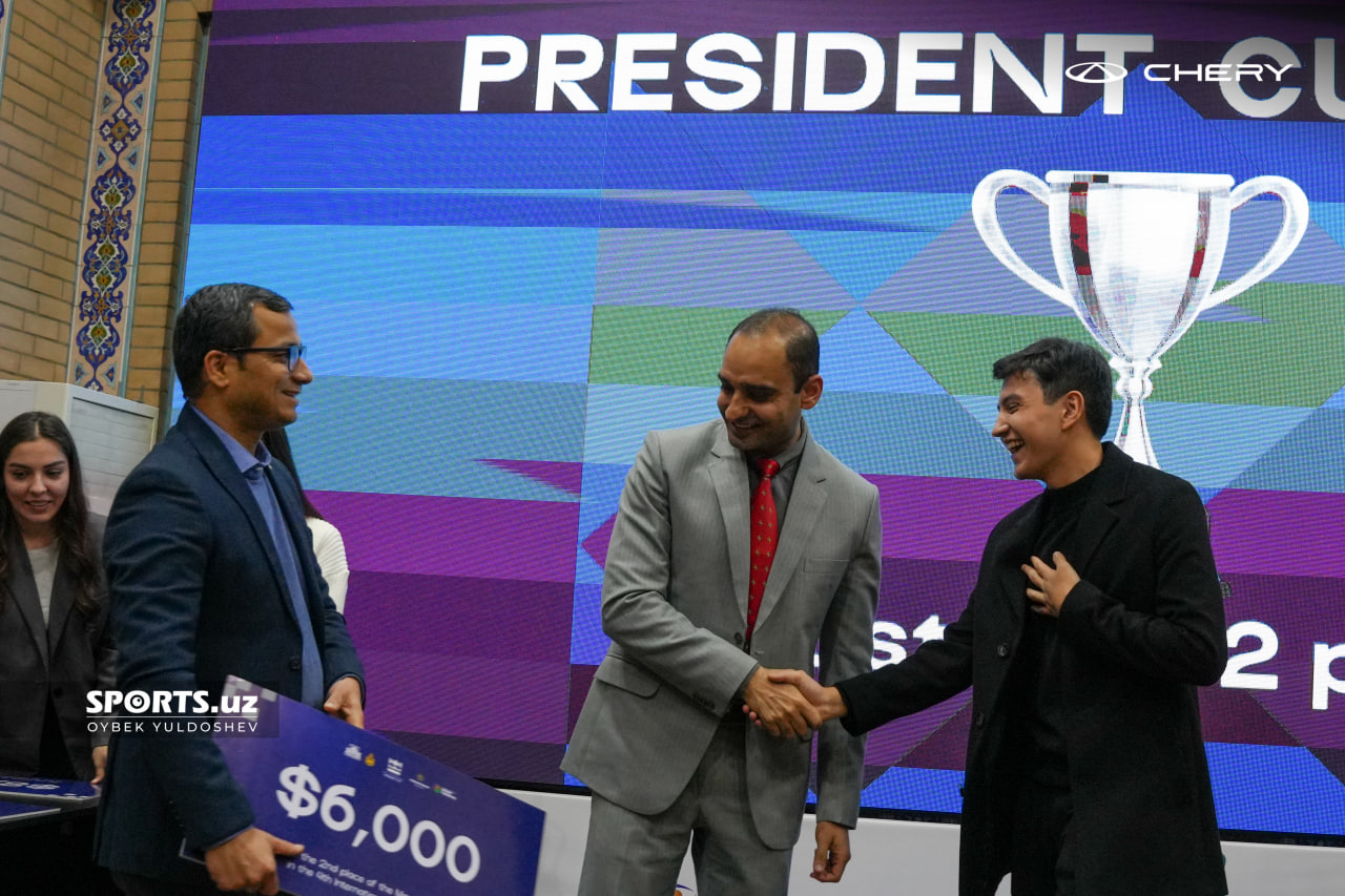 Prezident Cup taqdirlash