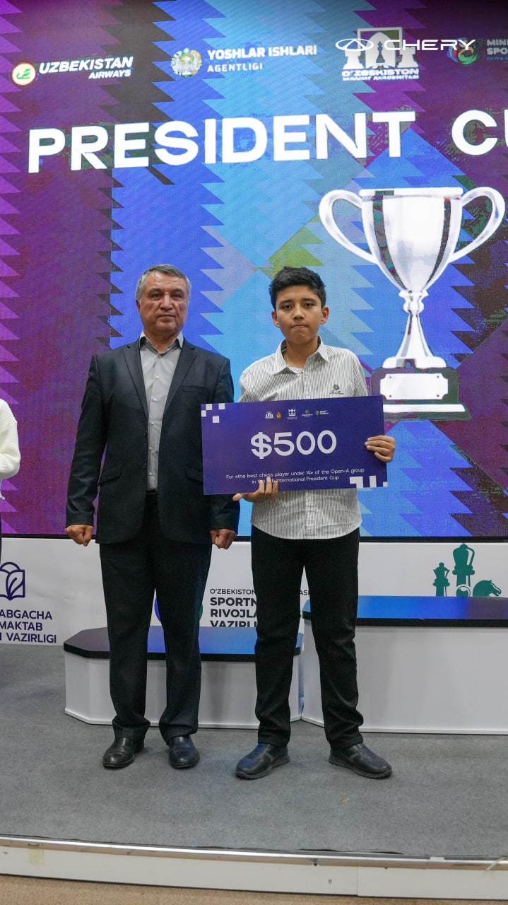 Prezident Cup taqdirlash