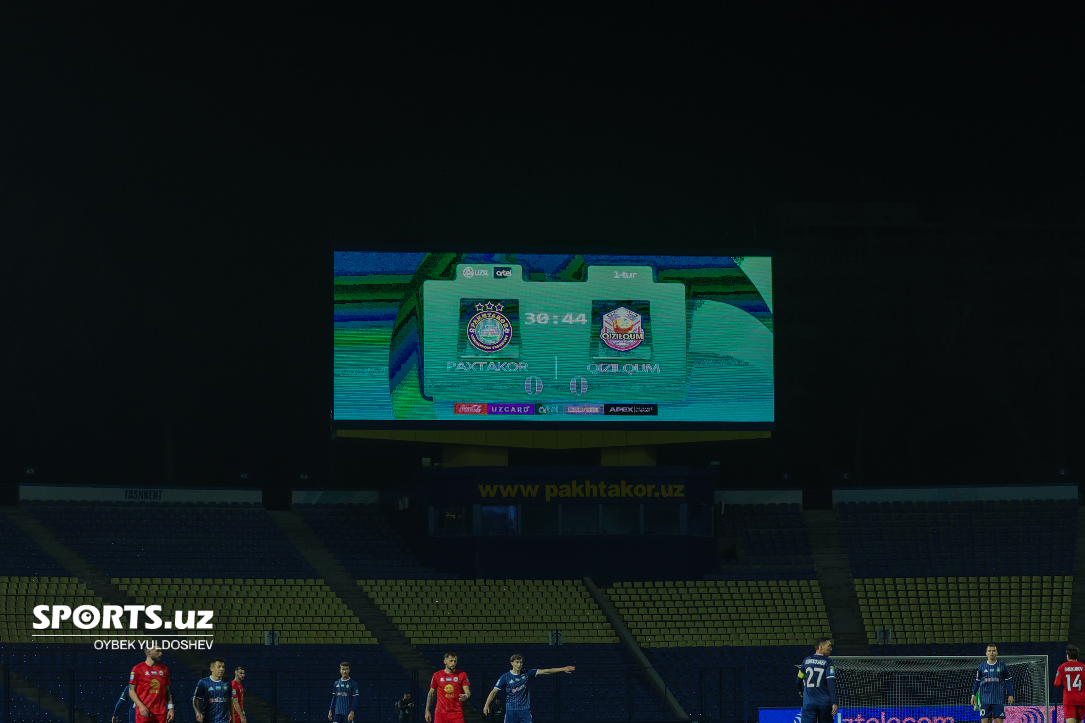 Пахтакор - Қизилқум: 2:0