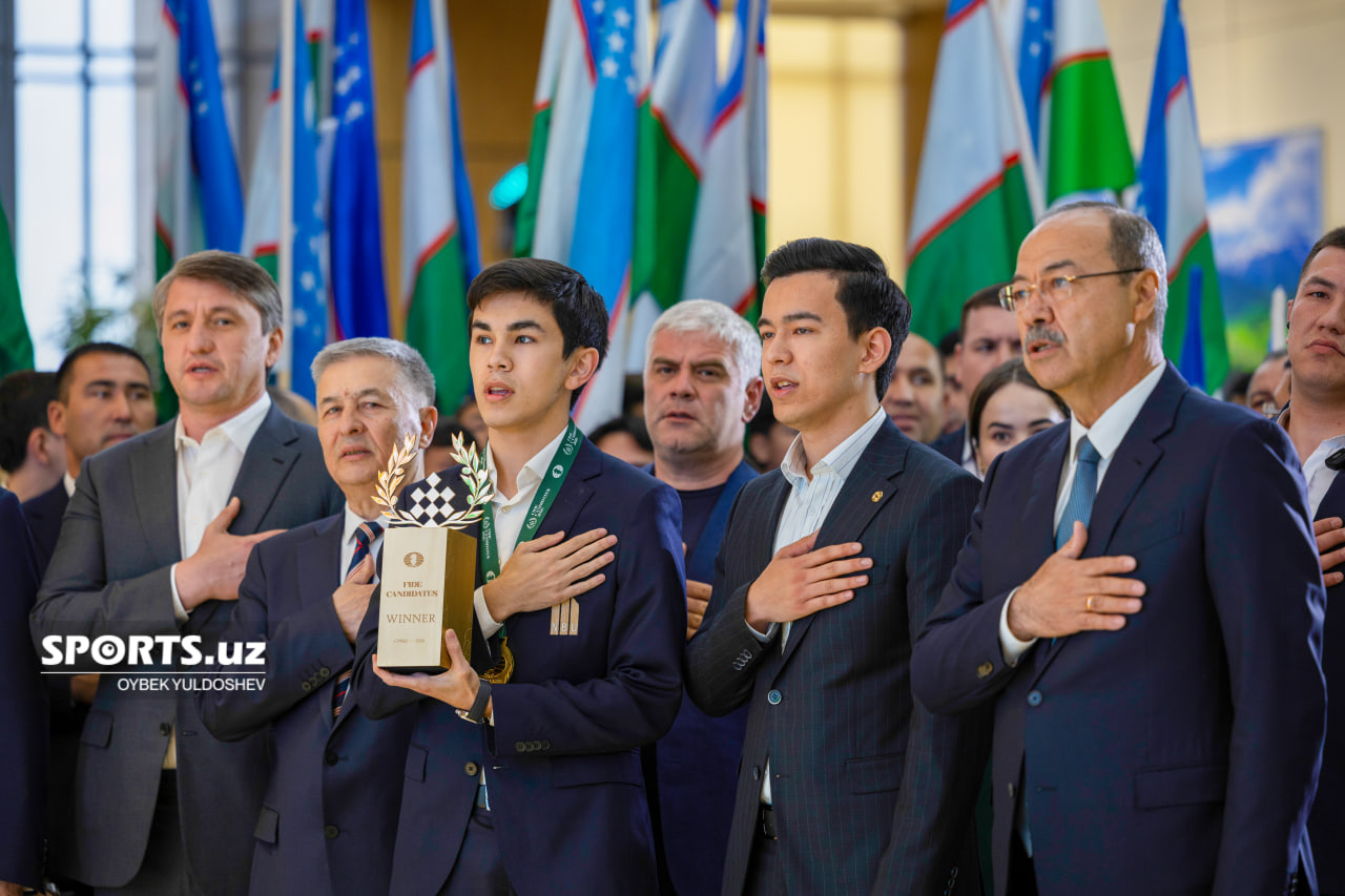 Жавоҳир Синдаров кутиб олиниши