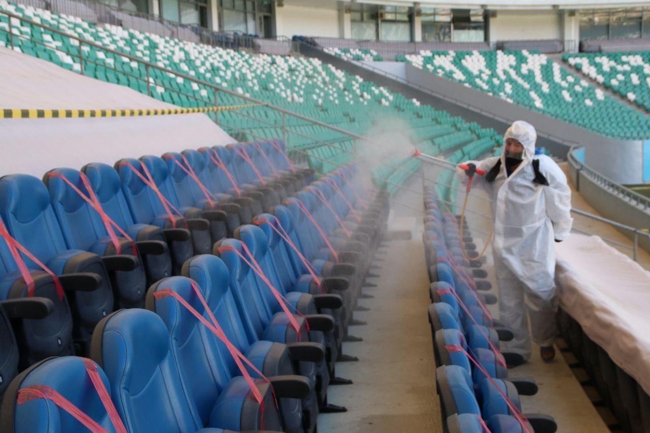 Bunik stadion dezinfektsiya