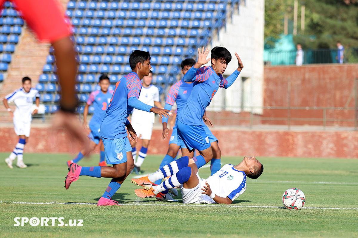 AFC U-16 Qualifiers. Uzbekistan 1-1 India